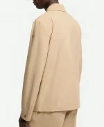 2026 NBA Finals Game 3 Knicks vs Spurs Jordan Clarkson Moncler Khaki Jacket