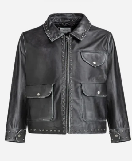 Off Campus S01 Justin Kohl Black Leather Jacket