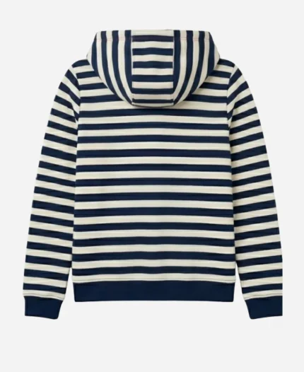 Kate TV Series The Four Seasons S02 Tina Fey Half Zip Striped Hoodie