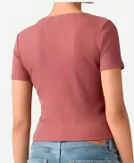 Kelly Reilly Dutton Ranch Pink Top