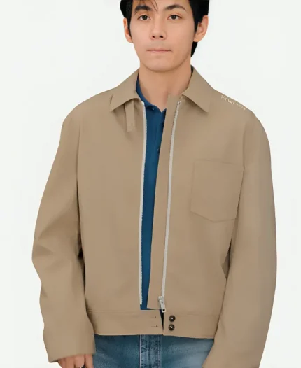 ONE LUCKY DAY V’s VLOG V Beige Cotton Jacket