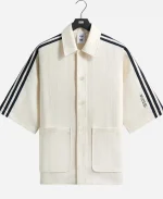15th Anniversary Kith x Adidas x Lionel Messi Football Chalk White Stripe Shirt