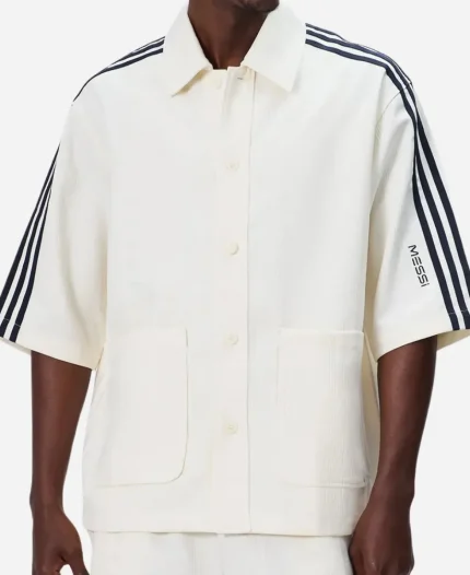 Kith & Messi for Adidas Football Shirt In Chalk White