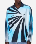 Kith & Messi for Adidas Football Goalkeeper Blue Shirt For Sale