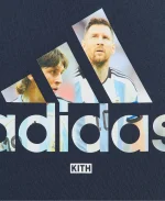 Kith & Messi for Adidas Football Graphic T-Shirt For Salle