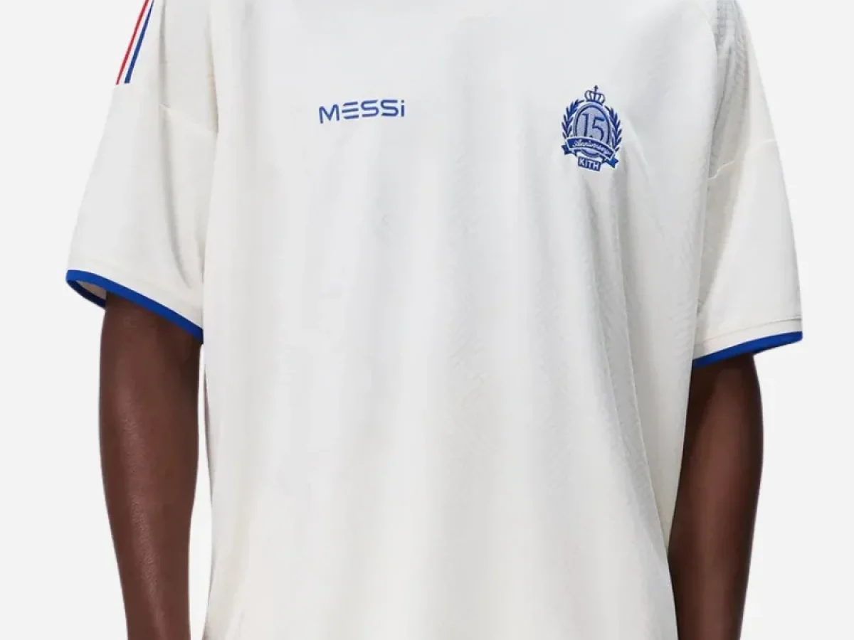 Kith & Messi for Adidas 2026 Football Jersey - Off-White
