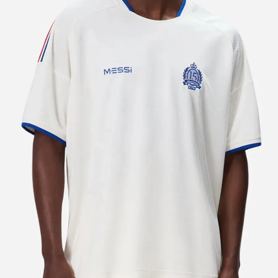 Kith & Messi for Adidas 2026 Football Jersey - Off-White