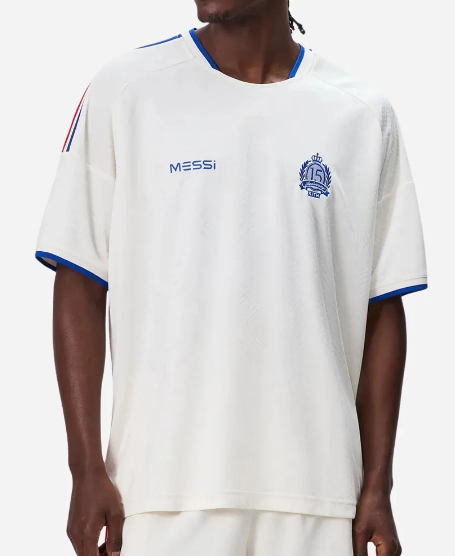 Kith & Messi for Adidas Football Off-White Jersey Kith x Adidas x Lionel Messi Football Jersey