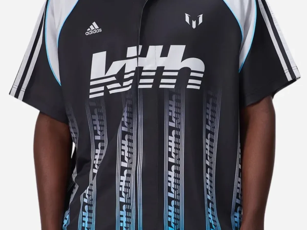 Kith & Messi for Adidas Football Black Printed Shirt Jersey