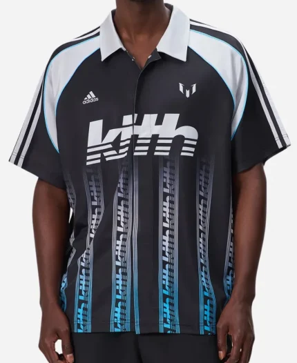 20th Anniversary Lionel Messi x Kith x Adidas Football Printed Jersey Shirt
