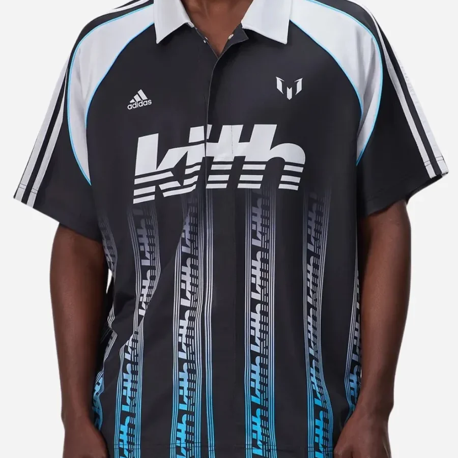 Kith & Messi for Adidas Football Black Printed Shirt Jersey