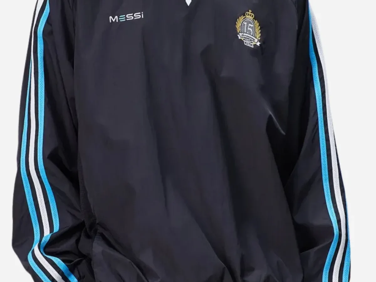 Kith & Messi for Adidas Football Track Pullover Shirt - Black