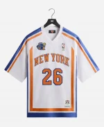 Kith for New York Knicks 2026 Champions Leon Shirt In White