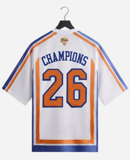 Kith for Knicks 2026 Champions White Leon Shirt