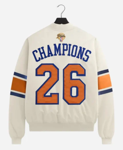 Kith for Knicks 2026 Champions Satin Bomber Jacket