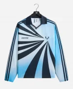 Kith x Adidas x Lionel Messi Football Goalkeeper Blue Long Sleeve Shirt