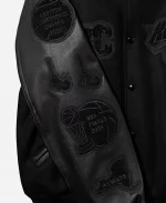 Men’s Nike New York Knicks 2026 NBA Finals Champions Black Full-Snap Jacket