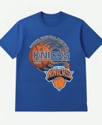Kylie Jenner 2026 Cavaliers vs Knicks NBA Blue Graphic T-Shirt