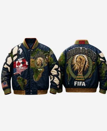 2026 FIFA World Cup Jeff Hamilton Leather Jacket