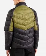 Alan Cumming Tip Toe S01 Leo Struthers Black & Green Dalent Padded Puffer Jacket