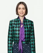 Emily In Paris S06 Lily Collins Cropped Jacket