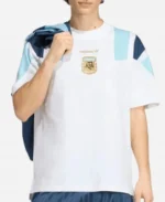 Lionel Messi 2026 World Cup Argentina Adidas EQT T-Shirt - White