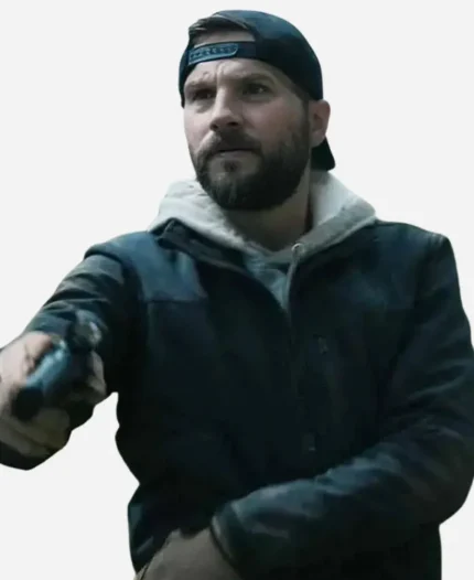 Logan Marshall-Green Tv-Series Marshals 2026 Pete Calvin Black Jacket