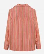 Claude TV Series The Four Seasons S02 Marco Calvani Striped Camp Shirt