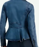 Margos Got Money Troubles S01 Shayanne Millet Blue Denim Peplum Jacket