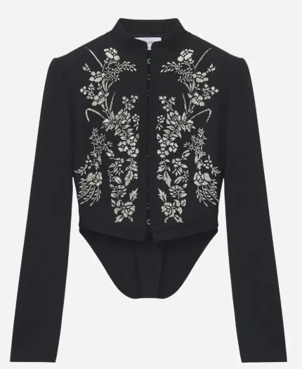 LA 2026 Mika Abdalla Black Cropped Jacket