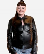 Megan Stalter Hacks S05 Premiere Black Jacket