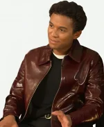 Michael 2026 Jaafar Jackson Leather Jacket