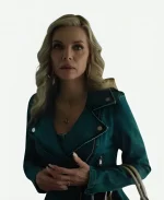 Michelle Pfeiffer Margos Got Money Troubles S01 Shayanne Millet Blue Denim Peplum Jacket