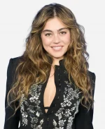 Los Angeles 2026 Mika Abdalla Embroidered Floral Black Cropped Jacket