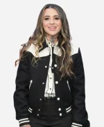 Morgan Wade Dutton Ranch 2026 Premiere NYC Black Varsity Jacket