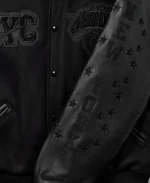 Nike New York Knicks 2026 NBA Finals Champions Black Full-Snap Jacket