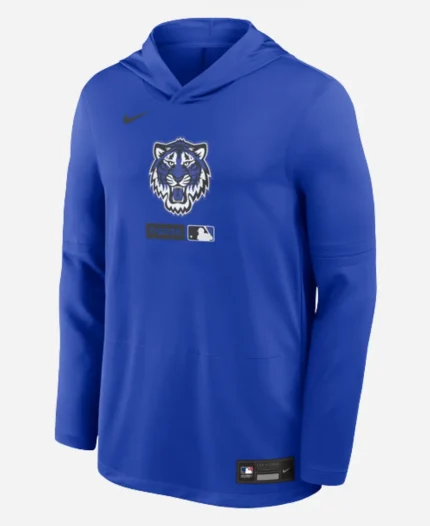 MLB Detroit Tigers 2026 Nike City Connect Royal Blue Dri-FIT Hoodie