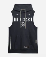 Nike Detroit Tigers Navy Blue Sleeveless Hoodie