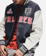 Nike x Palace 2026 World Cup England Wayne Rooney Grey Varsity Jacket