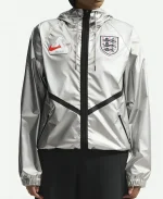 Nike x Palace England Three Lions 2026 World Cup Silver Hooded Jacket