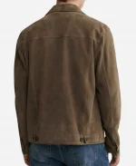 Harry Richardson Not Suitable For Work S01 Austin Blanchett Brown Suede Leather Jacket