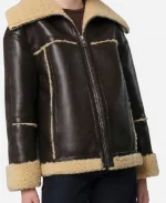 Avantika Faux Shearling Leather Jacket