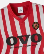 October's Very Own OVO 2026 Stripe Soccer Jersey - Red