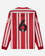 October's Very Own Stripe Soccer Red Jersey