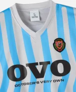 OVO Stripe Soccer Light Blue Jersey