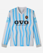 OVO 2026 Stripe Soccer Jersey - Light Blue