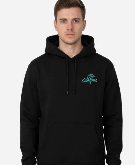 Unisex 2026 Off Campus S01 Black Pullover Hoodie