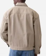 Miles Gutierrez Riley Off Campus 2026 Beige Oversized Jacket