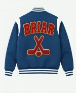 Garrett Graham Off Campus S01 Belmont Cameli Blue Wool Varsity Jacket