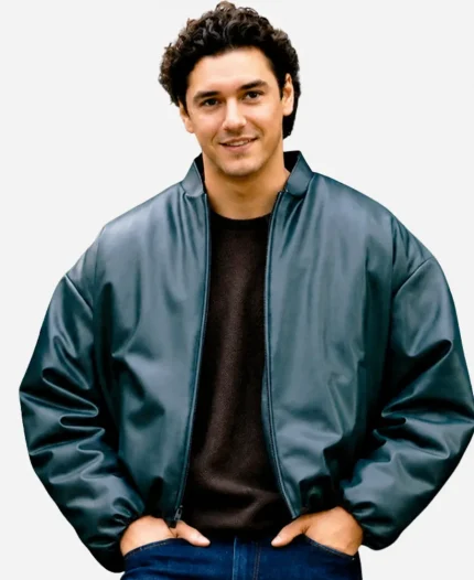  Garrett Graham 2026 Off Campus S01 Belmont Cameli Leather Jacket